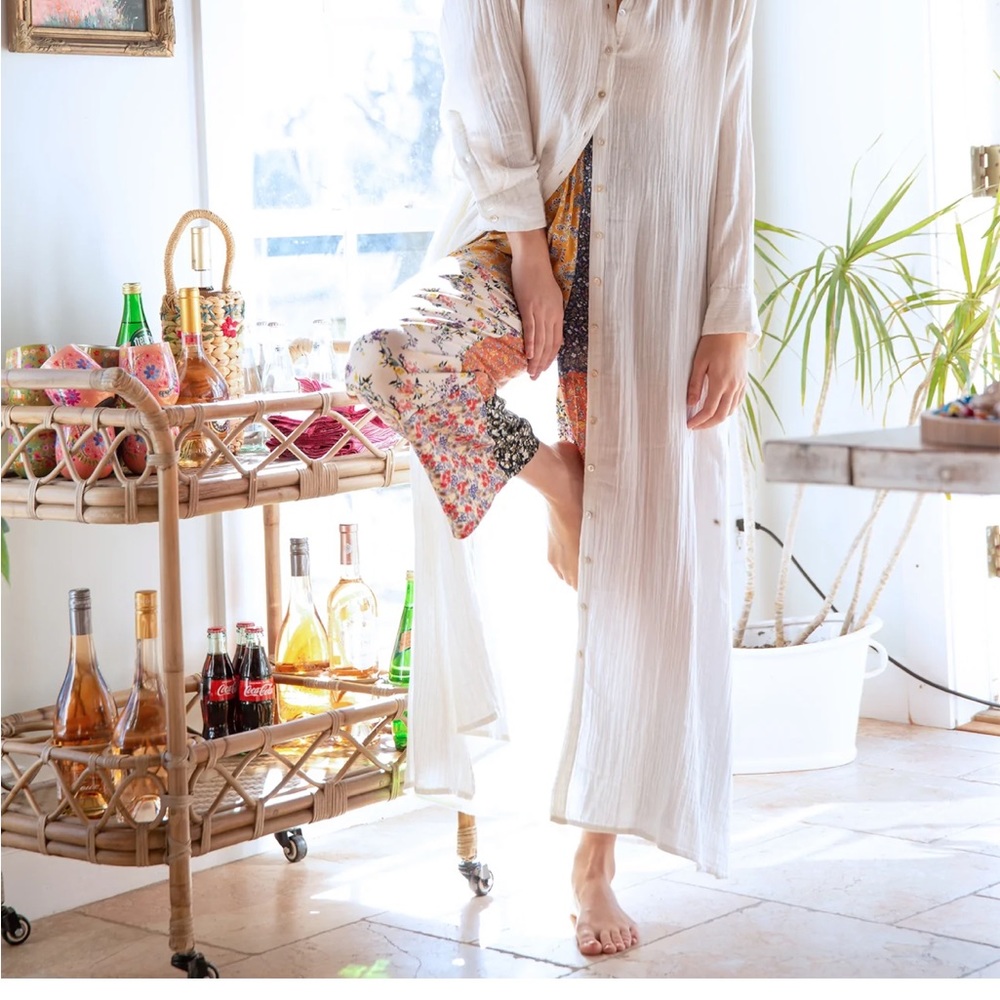 Drew gauze shirt dress cover up Natural Life